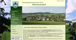 Desktop Screenshot of hinterhermsdorf.de